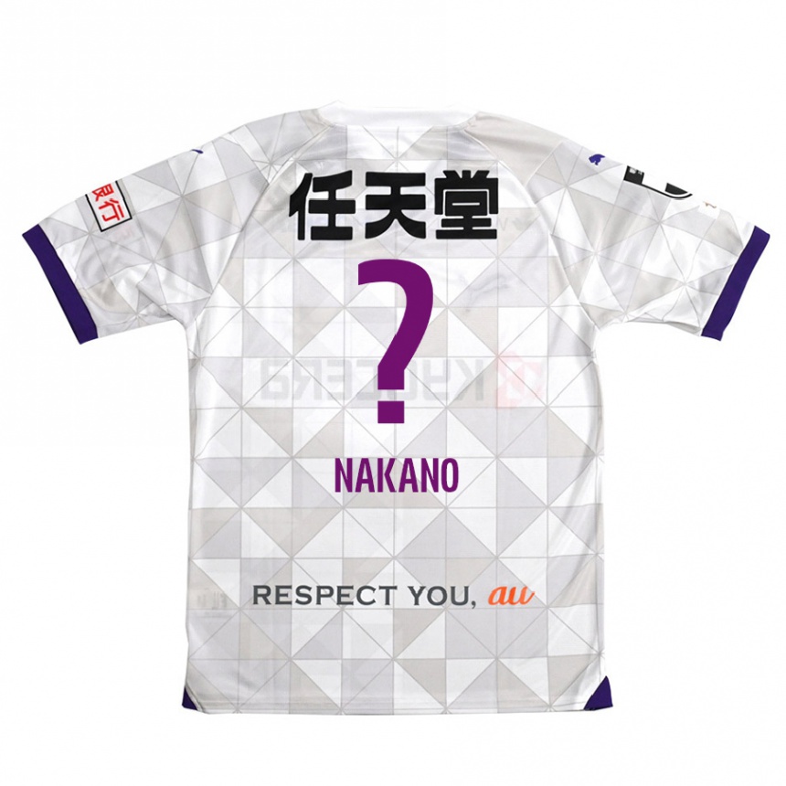 Niño Fútbol Camiseta Kotaro Nakano #0 Blanco Morado 2ª Equipación 2024/25 México