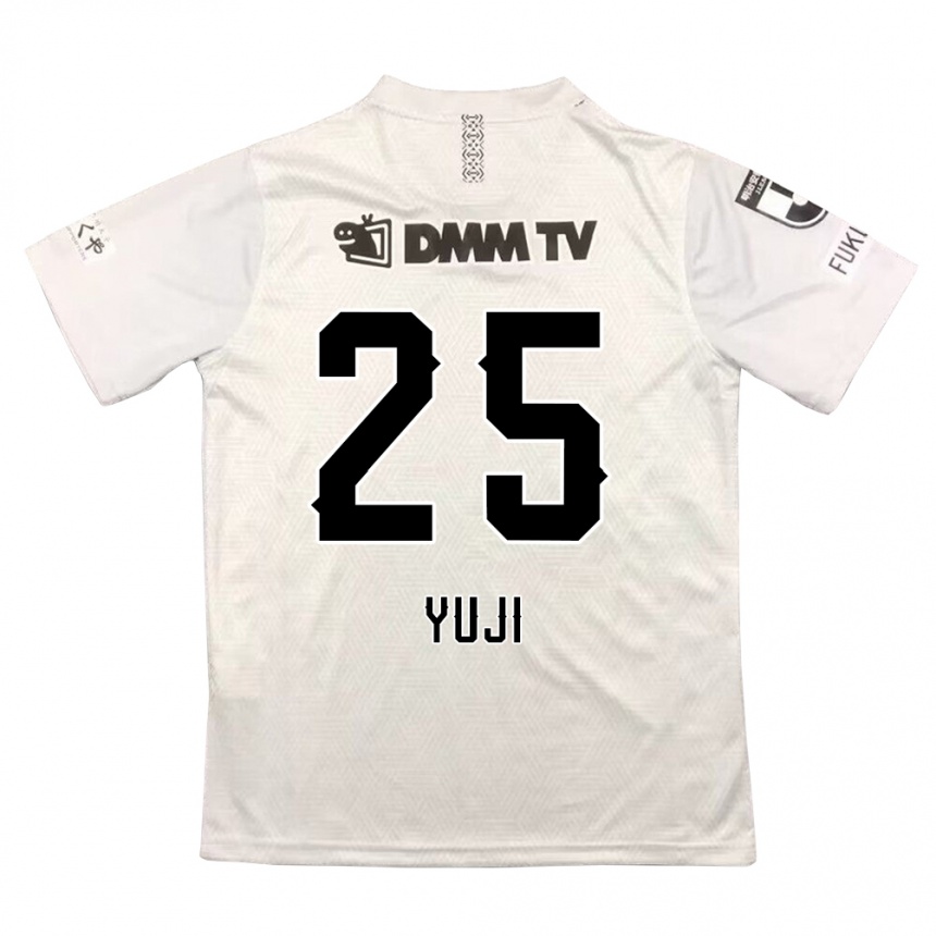 Niño Fútbol Camiseta Yuji Kitajima #25 Gris Negro 2ª Equipación 2024/25 México