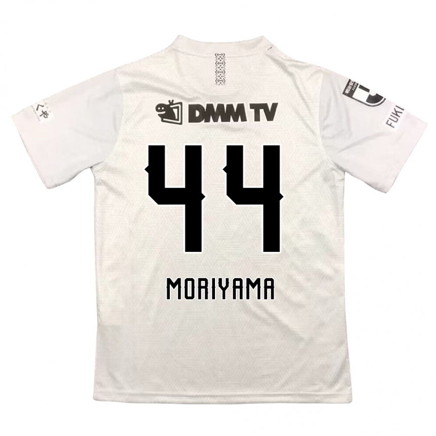 Niño Fútbol Camiseta Kimiya Moriyama #44 Gris Negro 2ª Equipación 2024/25 México