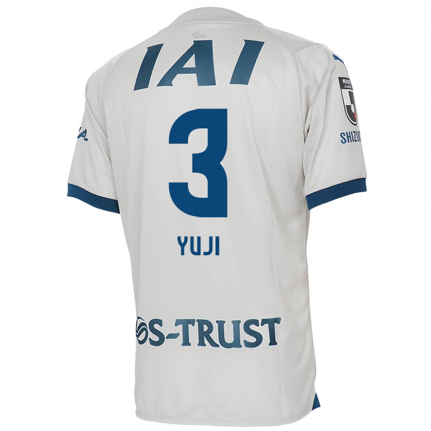 Niño Fútbol Camiseta Yuji Takahashi #3 Blanco Azul 2ª Equipación 2024/25 México