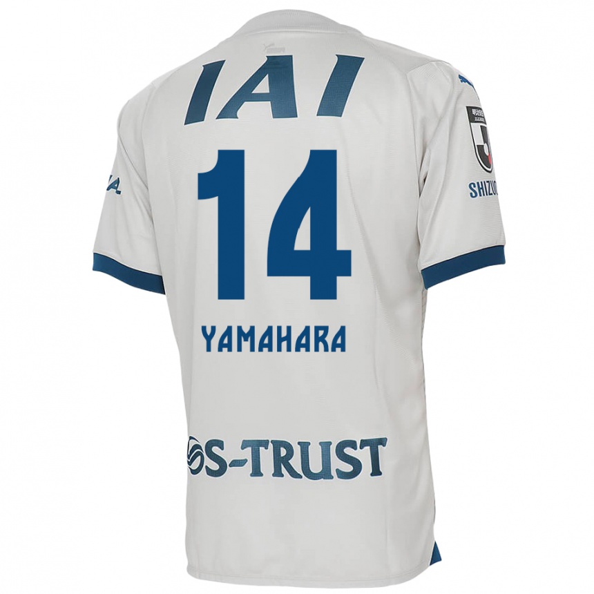 Niño Fútbol Camiseta Reon Yamahara #14 Blanco Azul 2ª Equipación 2024/25 México