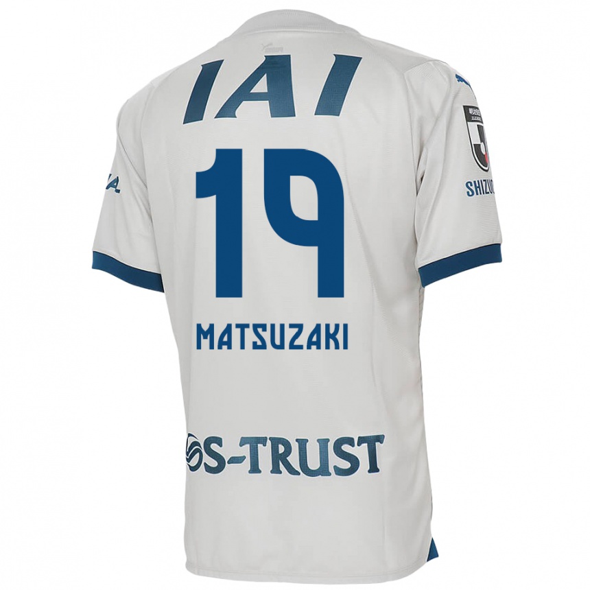 Niño Fútbol Camiseta Kai Matsuzaki #19 Blanco Azul 2ª Equipación 2024/25 México