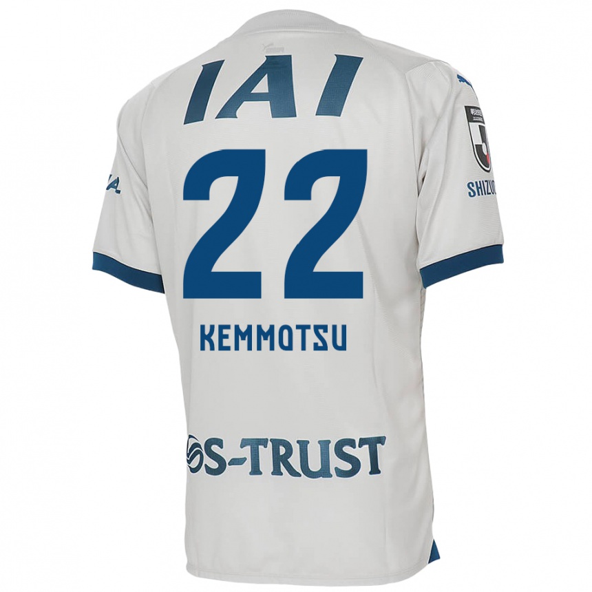 Niño Fútbol Camiseta Takumu Kemmotsu #22 Blanco Azul 2ª Equipación 2024/25 México