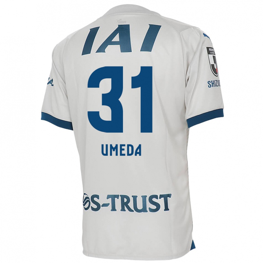 Niño Fútbol Camiseta Togo Umeda #31 Blanco Azul 2ª Equipación 2024/25 México