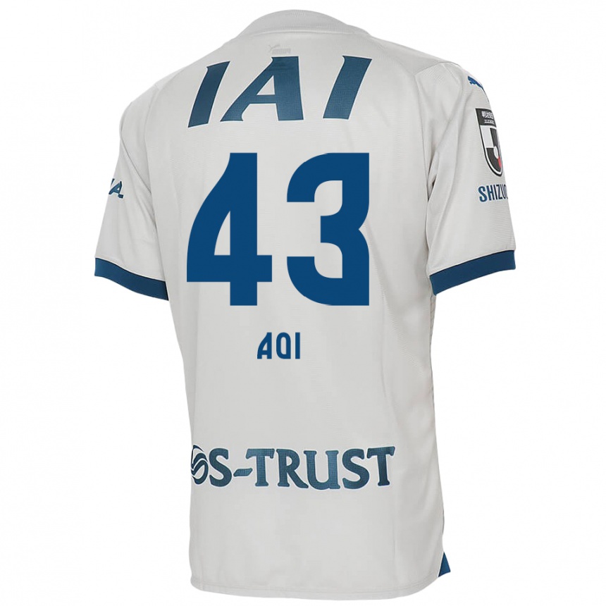 Niño Fútbol Camiseta Aoi Ando #43 Blanco Azul 2ª Equipación 2024/25 México