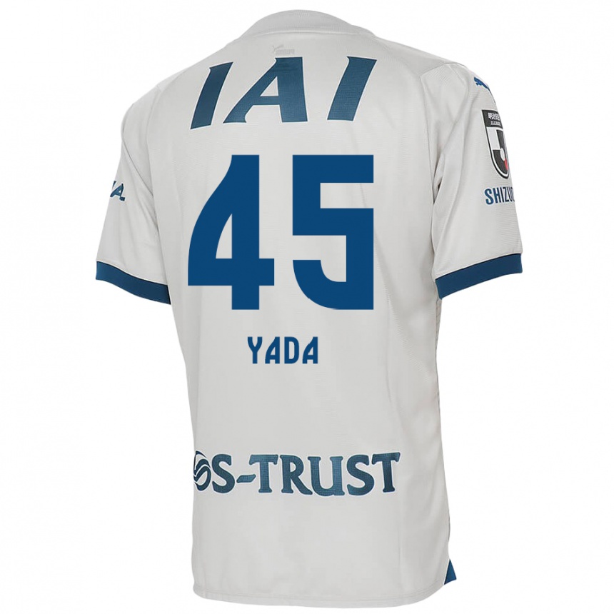 Niño Fútbol Camiseta Ryunosuke Yada #45 Blanco Azul 2ª Equipación 2024/25 México