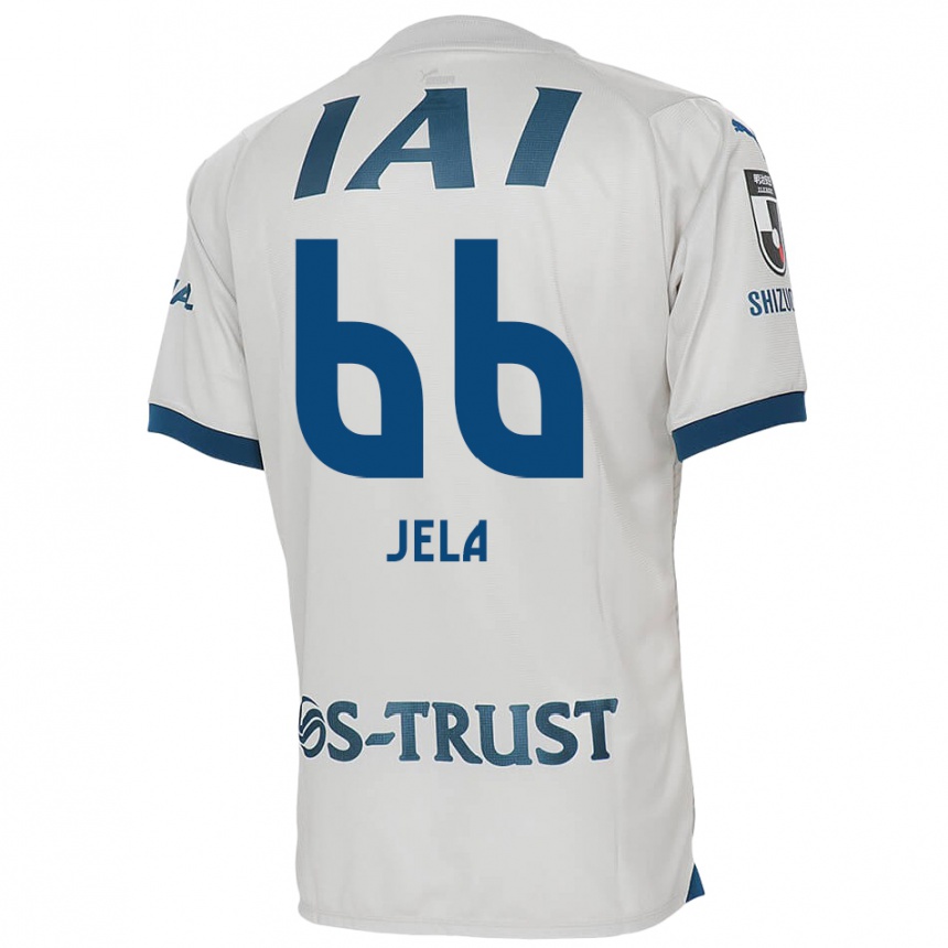 Niño Fútbol Camiseta Jelani Reshaun Sumiyoshi #66 Blanco Azul 2ª Equipación 2024/25 México