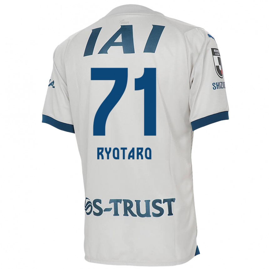 Niño Fútbol Camiseta Ryotaro Nakamura #71 Blanco Azul 2ª Equipación 2024/25 México