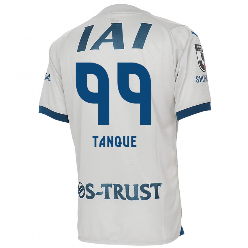 Niño Fútbol Camiseta Douglas Tanque #99 Blanco Azul 2ª Equipación 2024/25 México