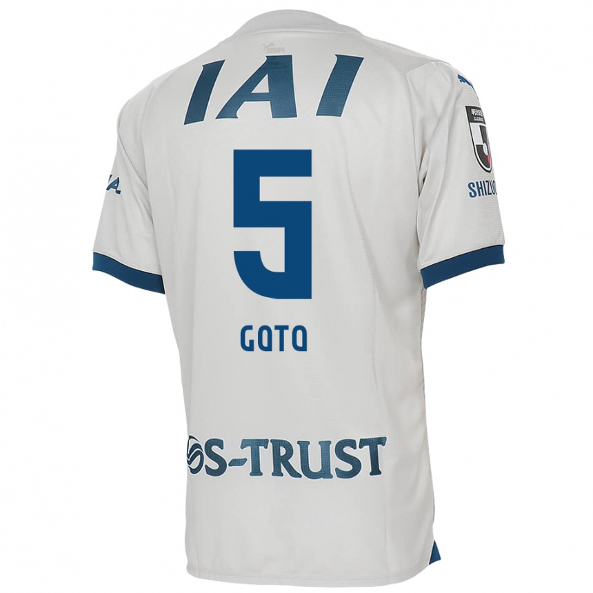 Niño Fútbol Camiseta Keita Goto #5 Blanco Azul 2ª Equipación 2024/25 México