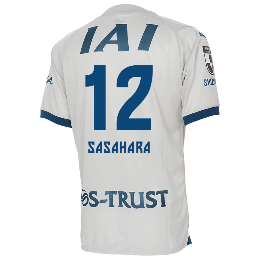 Niño Fútbol Camiseta Kenshin Sasahara #12 Blanco Azul 2ª Equipación 2024/25 México