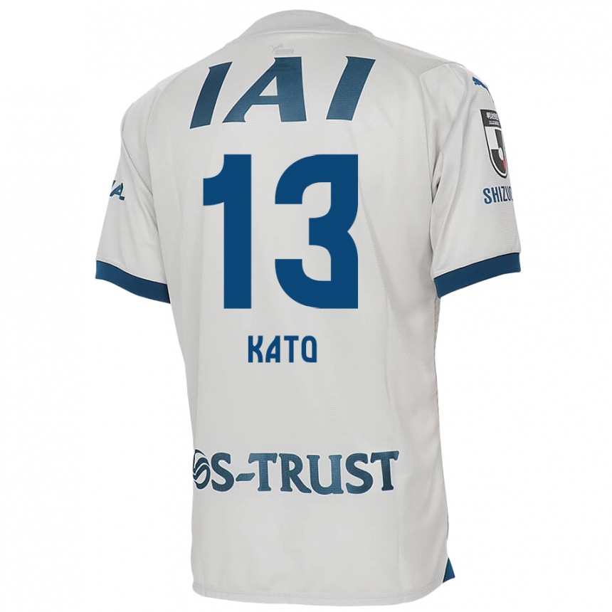 Niño Fútbol Camiseta Daiya Kato #13 Blanco Azul 2ª Equipación 2024/25 México