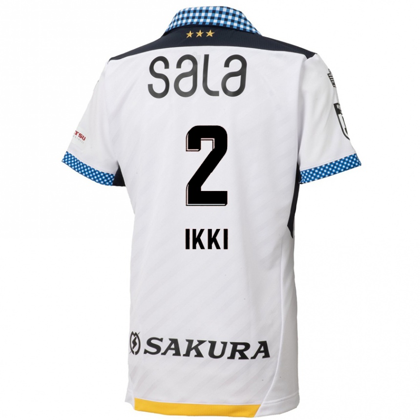 Niño Fútbol Camiseta Ikki Kawasaki #2 Blanco Negro 2ª Equipación 2024/25 México