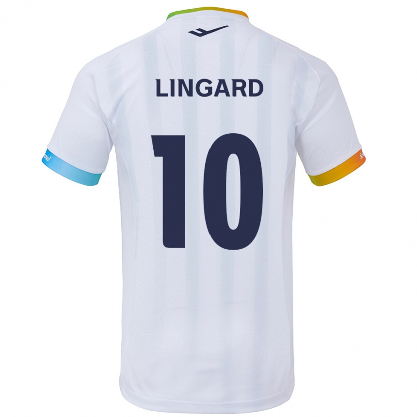 Niño Fútbol Camiseta Jesse Lingard #10 Blanco Azul 2ª Equipación 2024/25 México