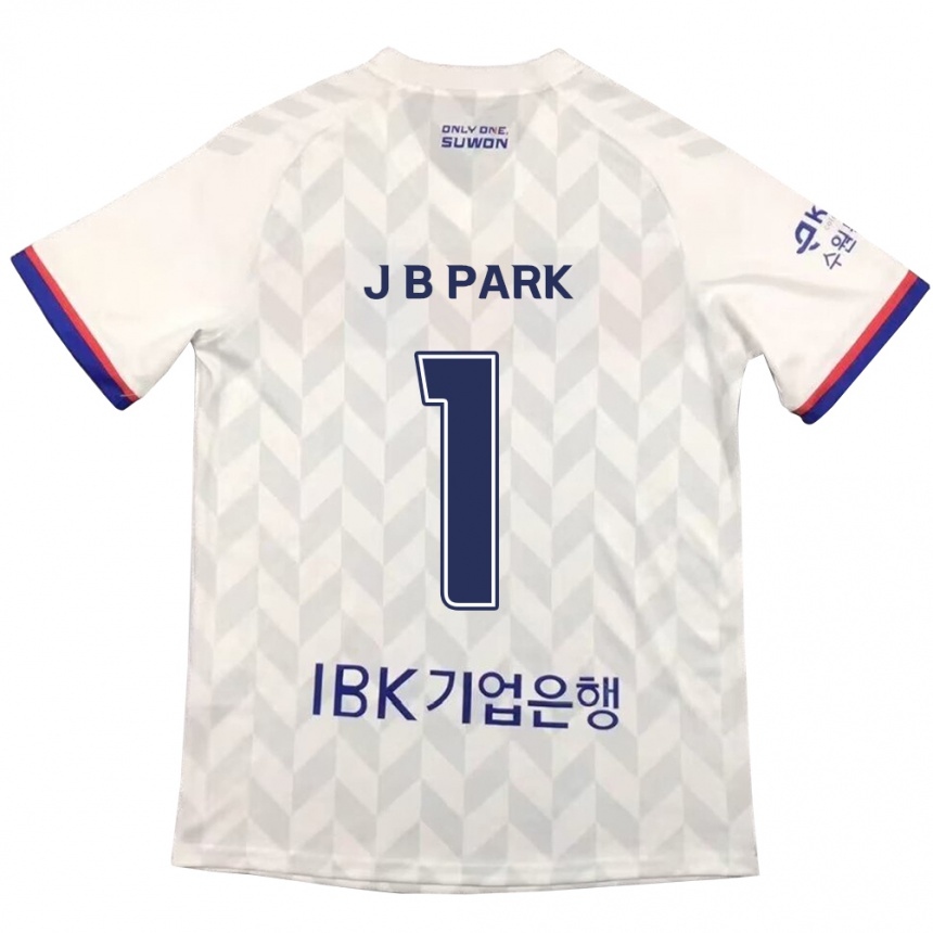 Niño Fútbol Camiseta Bae-Jong Park #1 Blanco Azul 2ª Equipación 2024/25 México