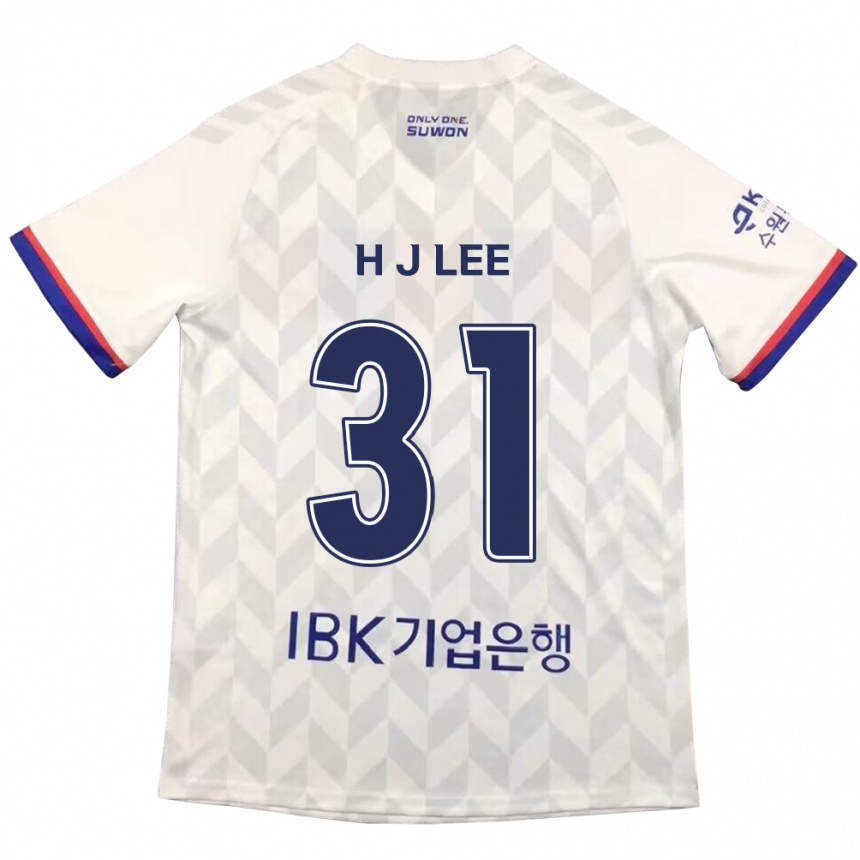 Niño Fútbol Camiseta Jae-Hoon Lee #31 Blanco Azul 2ª Equipación 2024/25 México