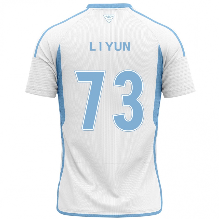 Niño Fútbol Camiseta Il-Lok Yun #73 Blanco Azul 2ª Equipación 2024/25 México