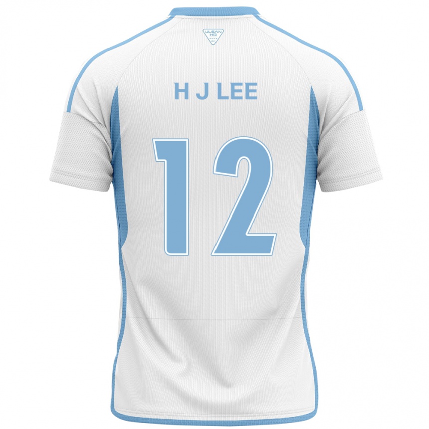 Niño Fútbol Camiseta Jae-Hyung Lee #12 Blanco Azul 2ª Equipación 2024/25 México