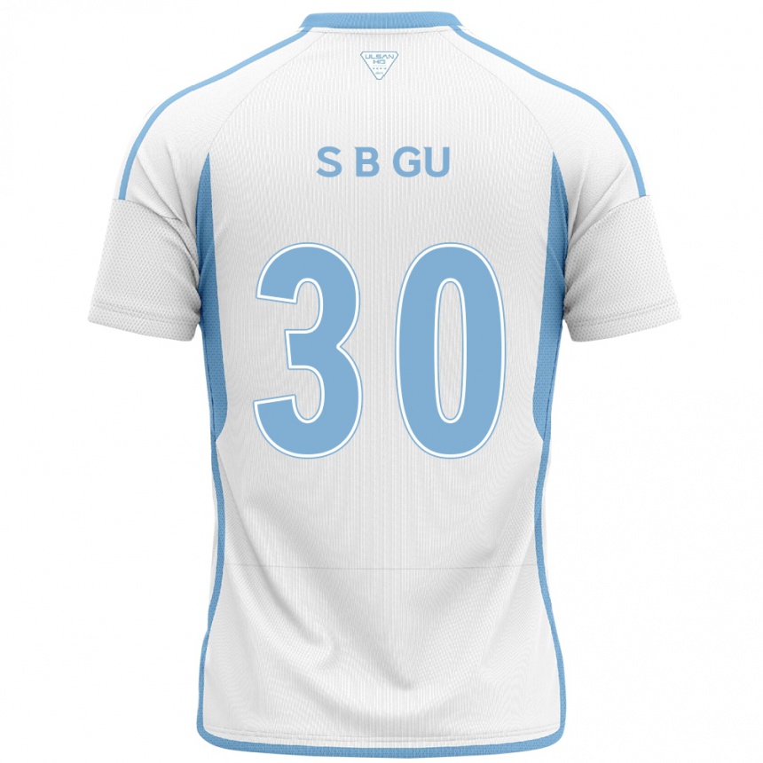 Niño Fútbol Camiseta Bon-Seo Gu #30 Blanco Azul 2ª Equipación 2024/25 México