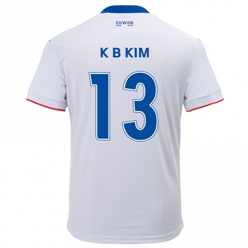 Niño Fútbol Camiseta Bo-Kyung Kim #13 Blanco Azul 2ª Equipación 2024/25 México