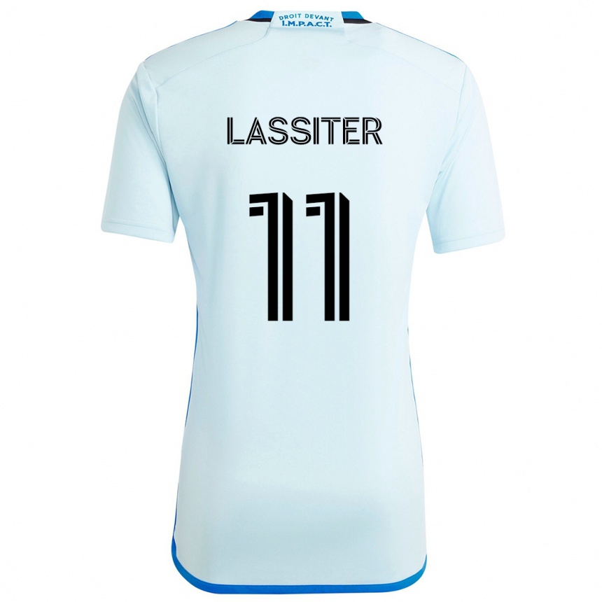 Niño Fútbol Camiseta Ariel Lassiter #11 Azul Hielo 2ª Equipación 2024/25 México