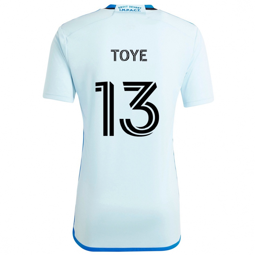 Niño Fútbol Camiseta Mason Toye #13 Azul Hielo 2ª Equipación 2024/25 México