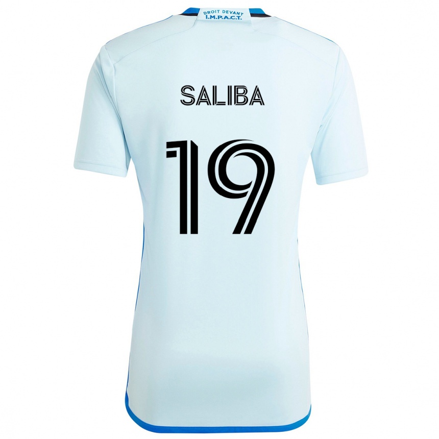 Niño Fútbol Camiseta Nathan-Dylan Saliba #19 Azul Hielo 2ª Equipación 2024/25 México