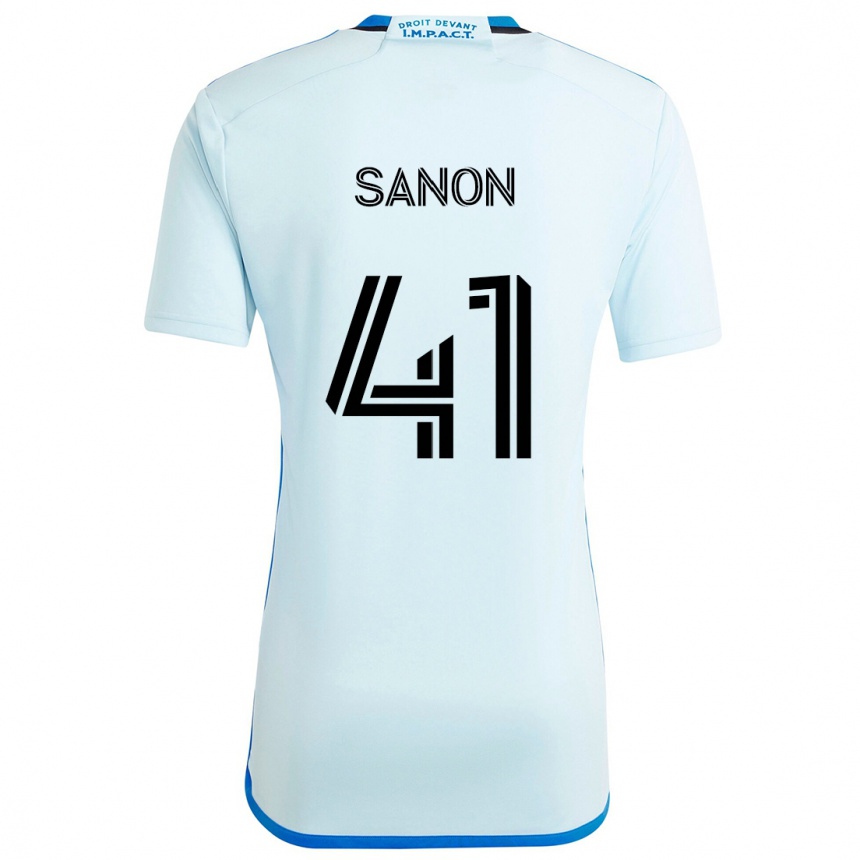 Niño Fútbol Camiseta Jérémy Sanon #41 Azul Hielo 2ª Equipación 2024/25 México