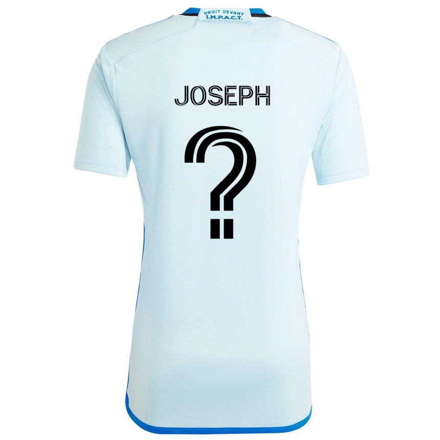 Niño Fútbol Camiseta Sebastien Joseph #0 Azul Hielo 2ª Equipación 2024/25 México