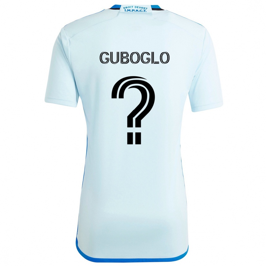 Niño Fútbol Camiseta Yuri Guboglo #0 Azul Hielo 2ª Equipación 2024/25 México