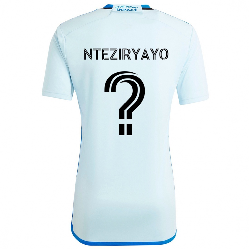 Niño Fútbol Camiseta Josh Nteziryayo #0 Azul Hielo 2ª Equipación 2024/25 México