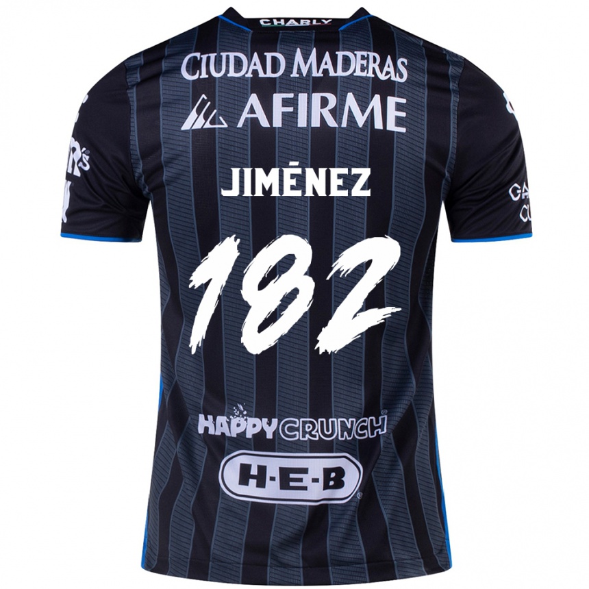 Niño Fútbol Camiseta Carlos Jiménez #182 Blanco Negro 2ª Equipación 2024/25 México