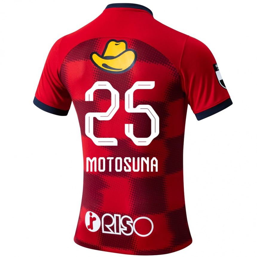 Hombre Fútbol Camiseta Anthony Motosuna #25 Rojo Azul Blanco 1ª Equipación 2024/25 México