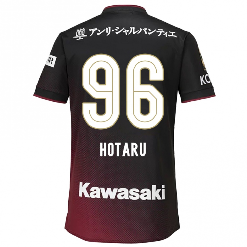 Hombre Fútbol Camiseta Hotaru Yamaguchi #96 Negro Rojo 1ª Equipación 2024/25 México