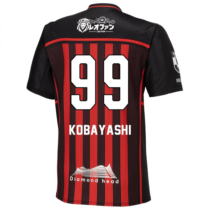 Hombre Fútbol Camiseta Yuki Kobayashi #99 Negro Rojo 1ª Equipación 2024/25 México