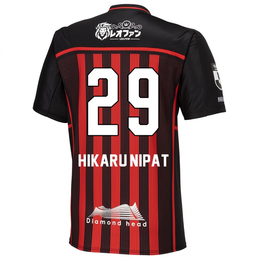 Hombre Fútbol Camiseta Reese Hikaru Nipat #29 Negro Rojo 1ª Equipación 2024/25 México