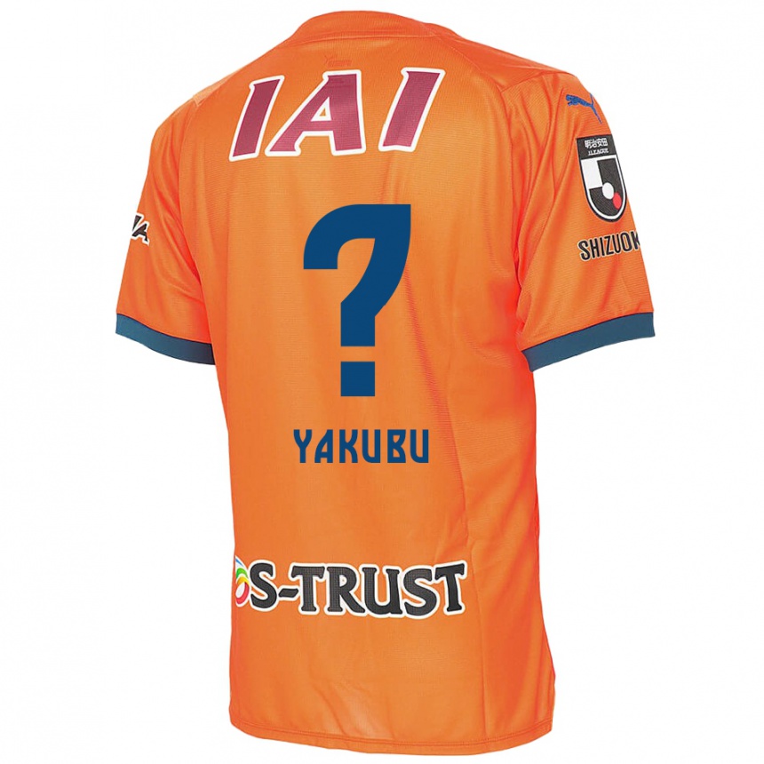 Hombre Fútbol Camiseta Aziz Yakubu #0 Naranja Azul 1ª Equipación 2024/25 México