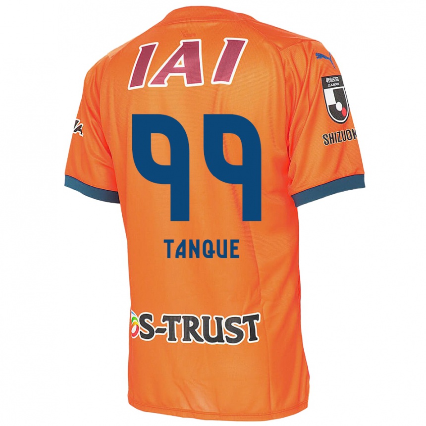 Hombre Fútbol Camiseta Douglas Tanque #99 Naranja Azul 1ª Equipación 2024/25 México