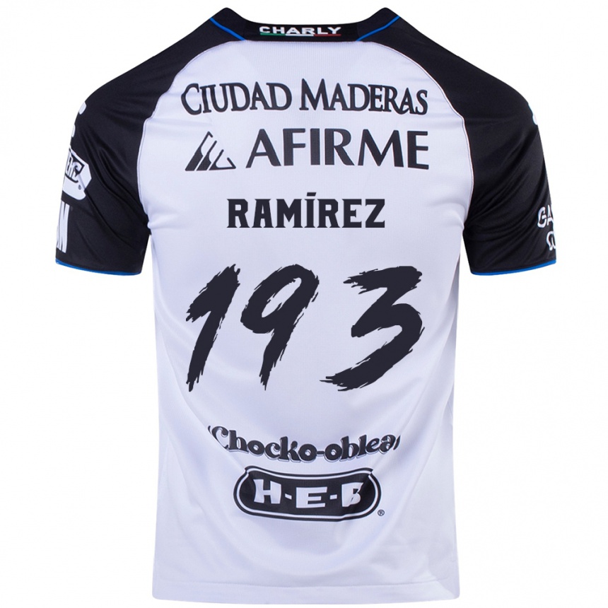 Hombre Fútbol Camiseta Ángel Ramírez #193 Azul Negro 1ª Equipación 2024/25 México