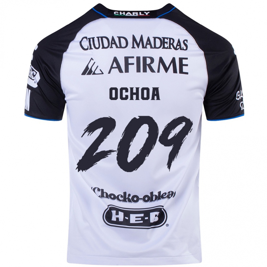 Hombre Fútbol Camiseta José Ochoa #209 Azul Negro 1ª Equipación 2024/25 México