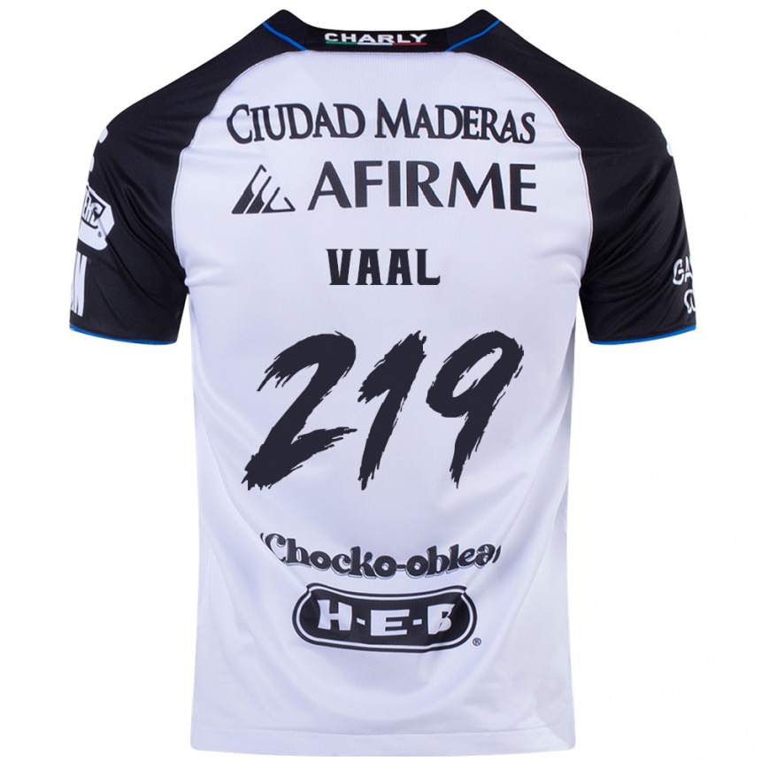 Hombre Fútbol Camiseta Jonathan Vaal #219 Azul Negro 1ª Equipación 2024/25 México