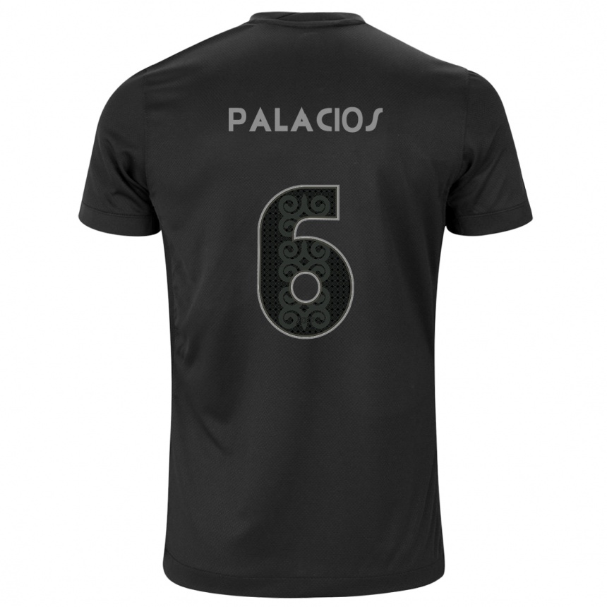 Hombre Fútbol Camiseta Diego Palacios #6 Negro 2ª Equipación 2024/25 México