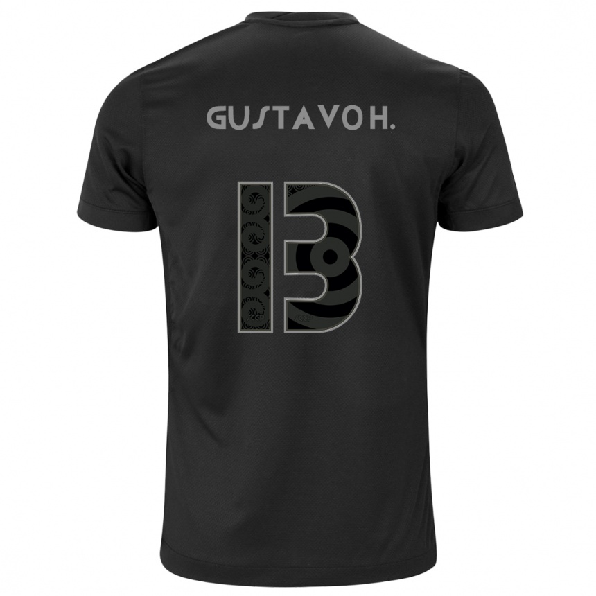 Hombre Fútbol Camiseta Gustavo Henrique #13 Negro 2ª Equipación 2024/25 México