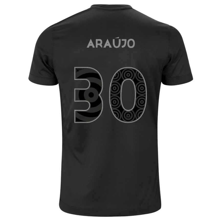 Hombre Fútbol Camiseta Matheus Araújo #30 Negro 2ª Equipación 2024/25 México