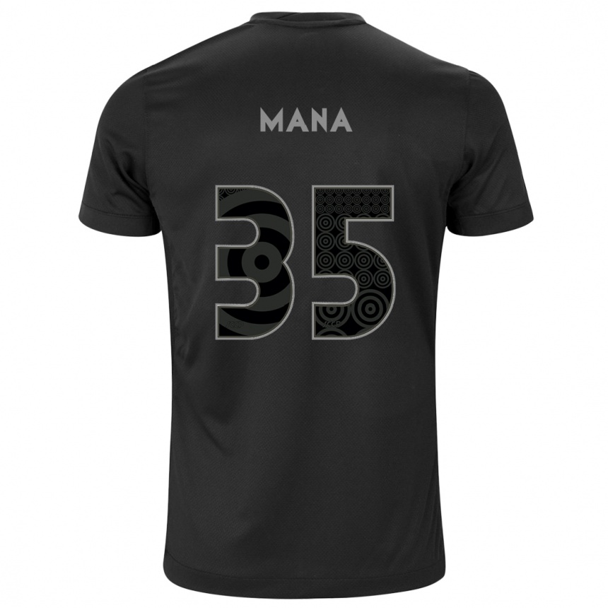 Hombre Fútbol Camiseta Léo Mana #35 Negro 2ª Equipación 2024/25 México