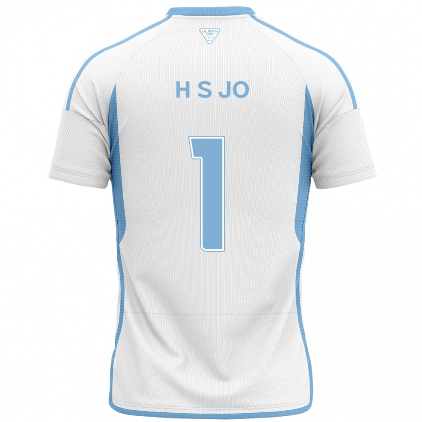 Hombre Fútbol Camiseta Su-Hyeok Jo #1 Blanco Azul 2ª Equipación 2024/25 México