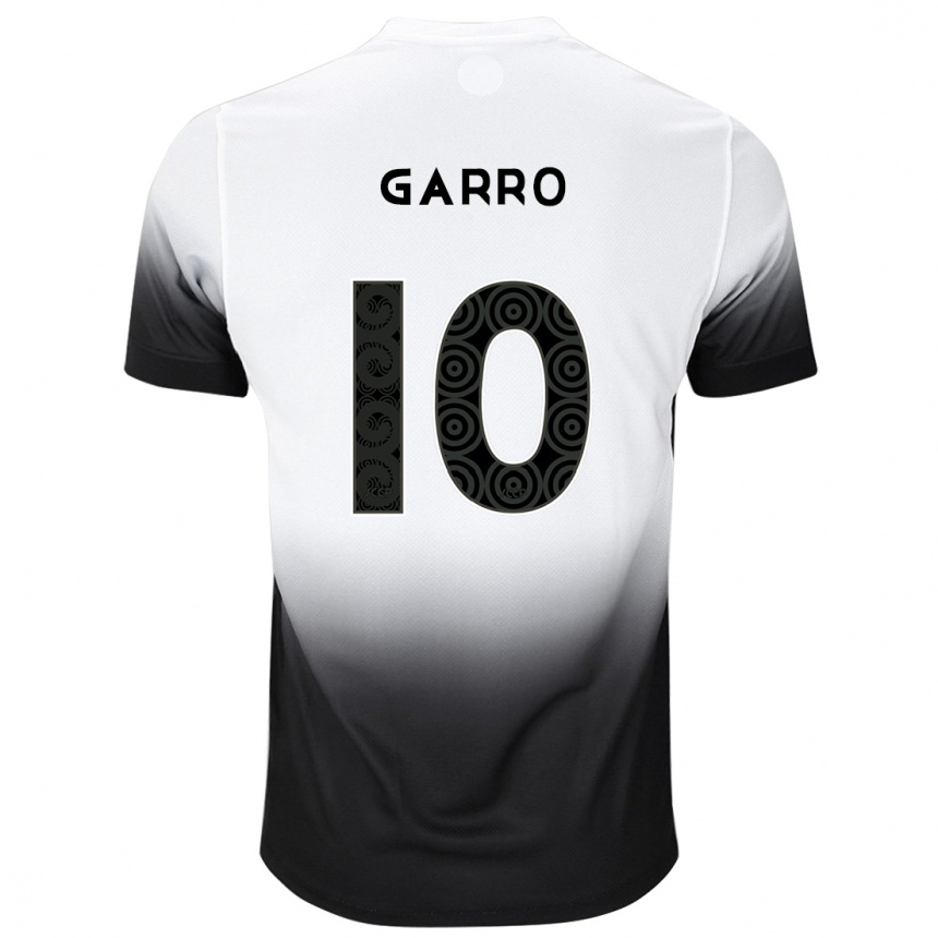 Mujer Fútbol Camiseta Rodrigo Garro #10 Blanco Negro 1ª Equipación 2024/25 México