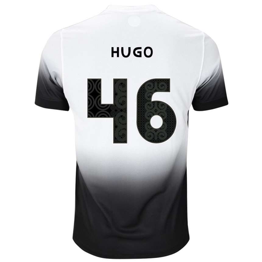 Mujer Fútbol Camiseta Hugo #46 Blanco Negro 1ª Equipación 2024/25 México