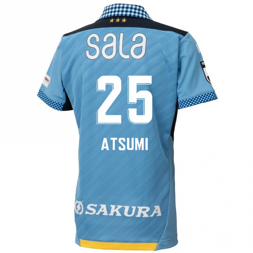 Mujer Fútbol Camiseta Keita Atsumi #25 Azul Negro 1ª Equipación 2024/25 México