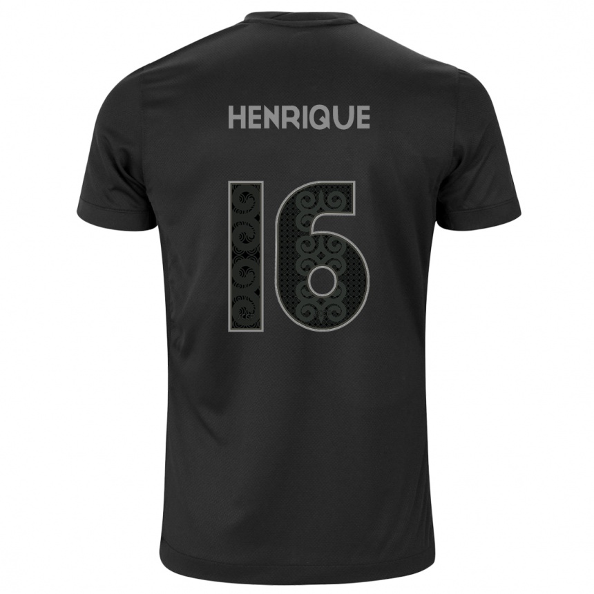 Mujer Fútbol Camiseta Pedro Henrique #16 Negro 2ª Equipación 2024/25 México